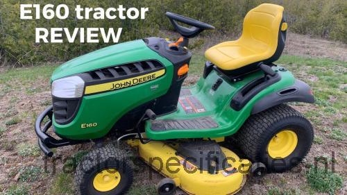 John Deere E160 specificaties