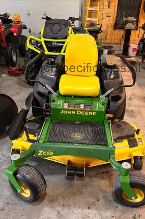 John Deere Z655 specificaties