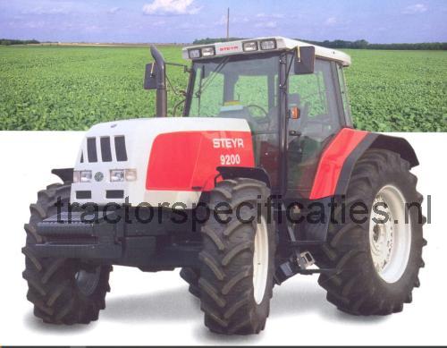 Steyr 9200 specificaties