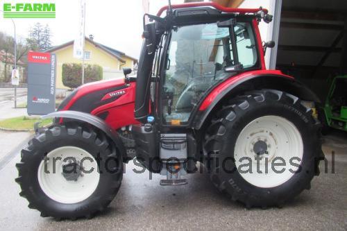 Valtra N134 specificaties 