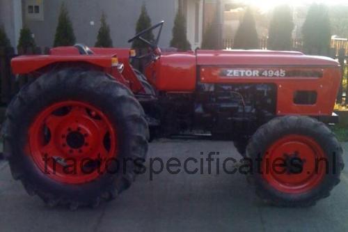 Zetor 4945 specificaties