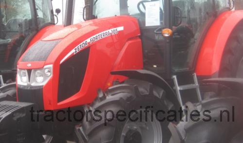 Zetor Forterra 105 beoordelingen en specificaties